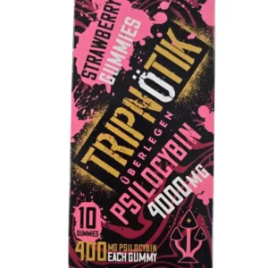 ($35 Each – 3 FOR $90) Tripnotik ~ Strawberry 🍓 Psilocybin Infused 4000MG