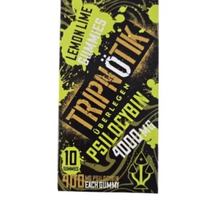 ( $35 Each – 3 FOR $90 ~ Tripnotik ) Lemon Lime 🍋🍋‍🟩 Psilocybin Infused Gummies 4000MG